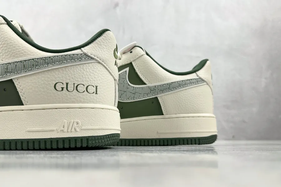 Nike Air Force 107 Gucci Collaboration White Green