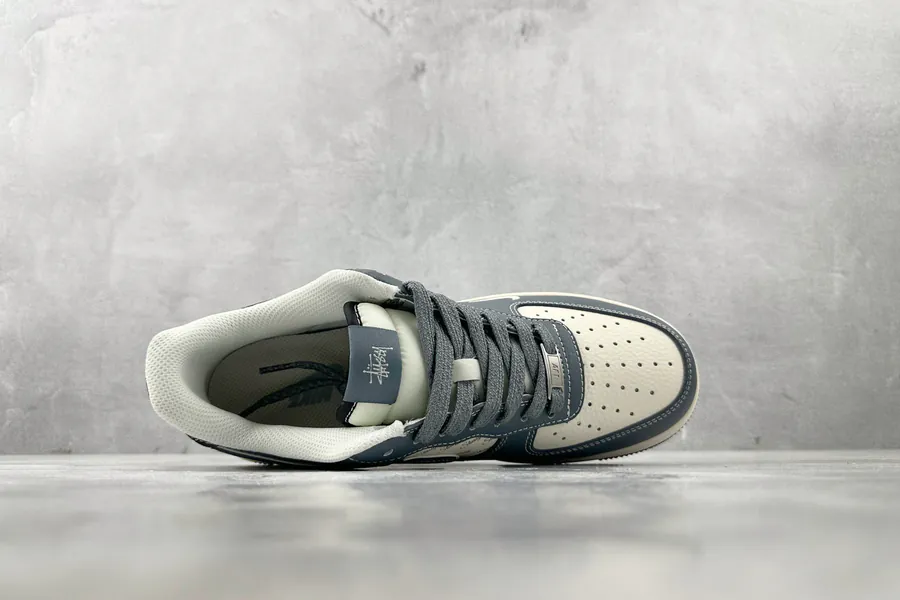 Nike Air Force 107 Stussy Collaboration Blue and White