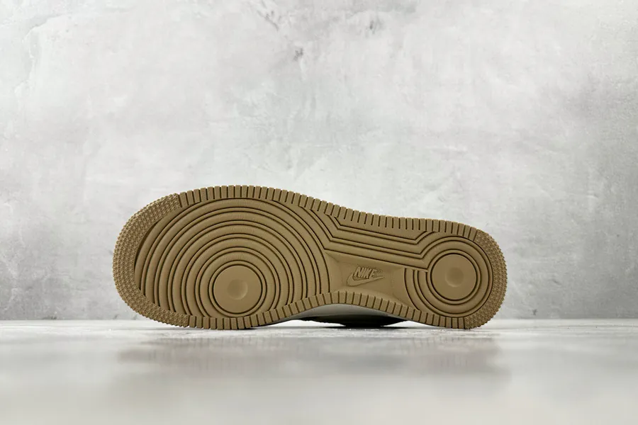 Nike Air Force 107 Brown, Yellow, White