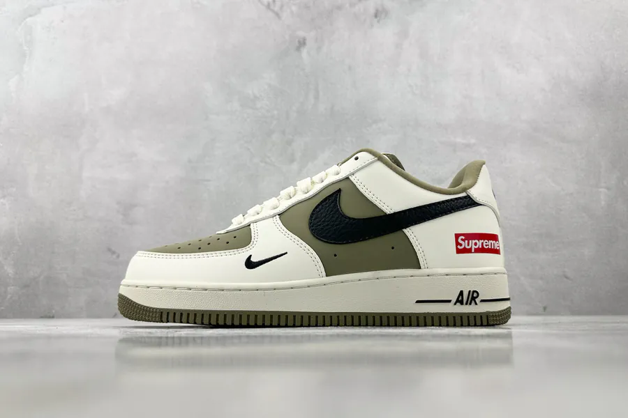 Nike Air Force 107 Supreme Collaboration White Green