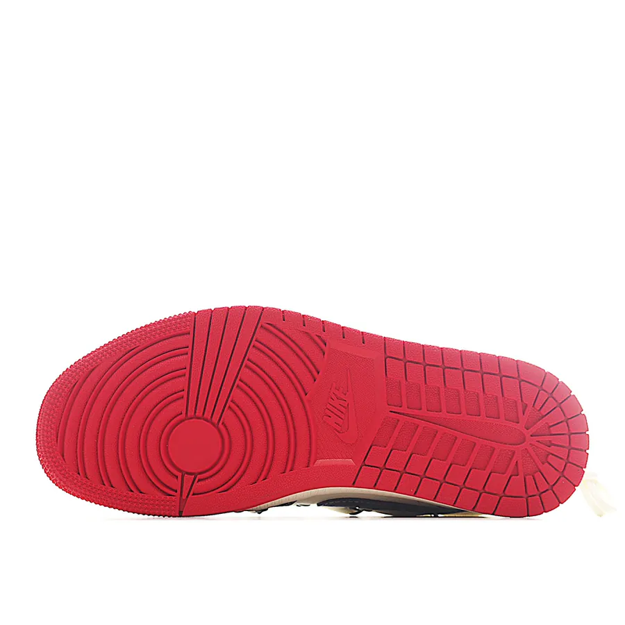 Air 1 Low 1 Qiao1 Collaboration Blue and Red Laces
