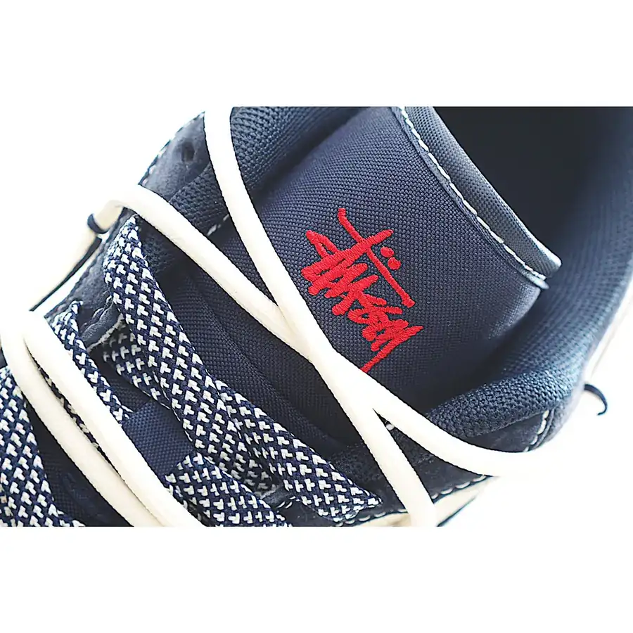 Air 1 Low 1 Qiao1 Collaboration Blue and Red Laces