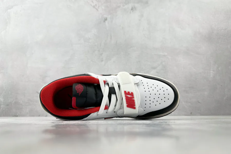 Jordan Legacy 312 Low in White, Black, and Red