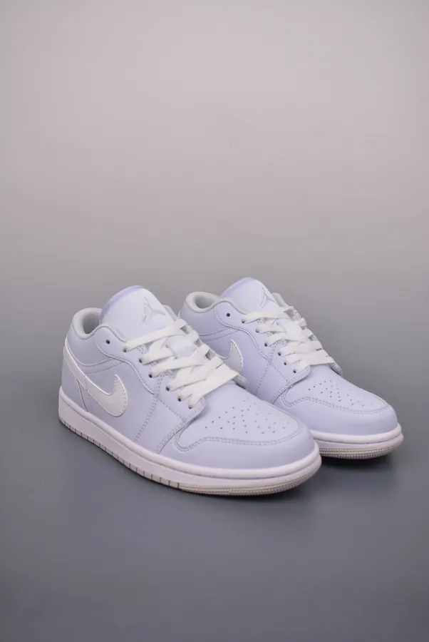 AJ1 Low Gray White Toe Authentic Original Edition Sneaker