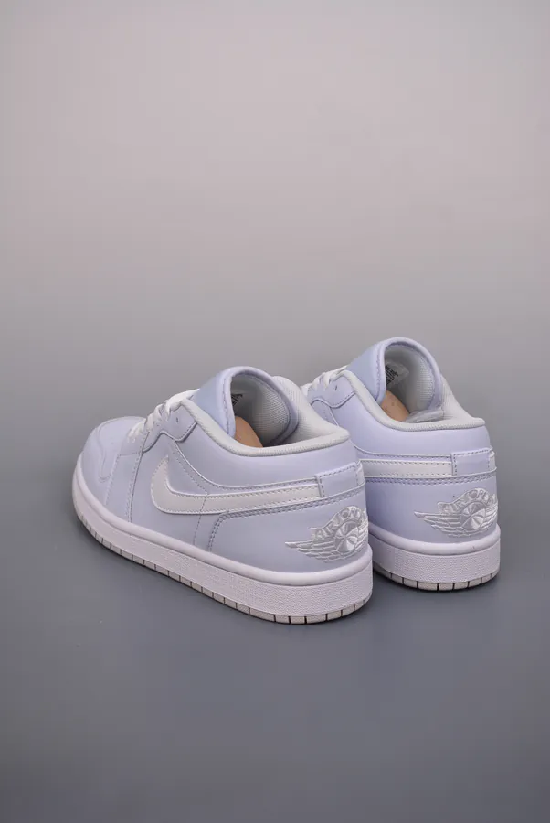 AJ1 Low Gray White Toe Authentic Original Edition Sneaker