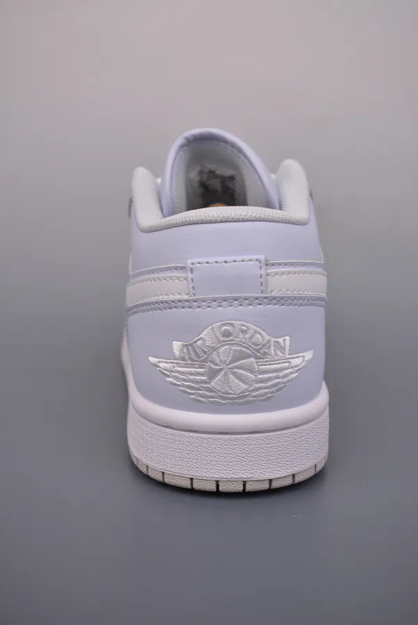 AJ1 Low Gray White Toe Authentic Original Edition Sneaker