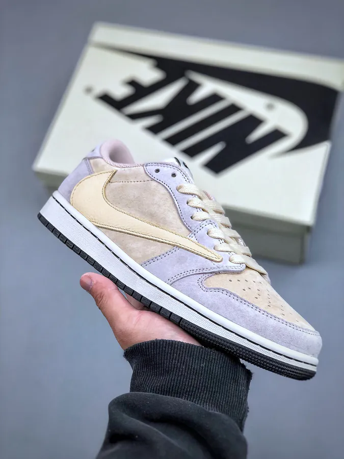 Travis Scott x Air Jordan 1 Low OG AJ1 Reverse Retro Basketball Shoes