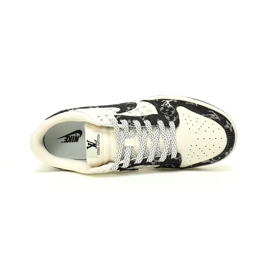 Louis Vuitton x SB Dunk Low Lot BlackBeige Monogram