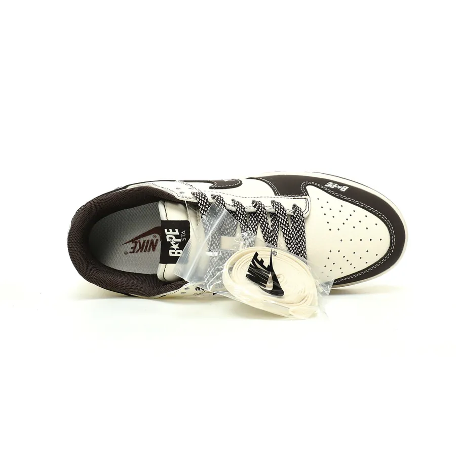 SB Dunk Low x A Bathing Ape Collaboration Low Top Sneaker