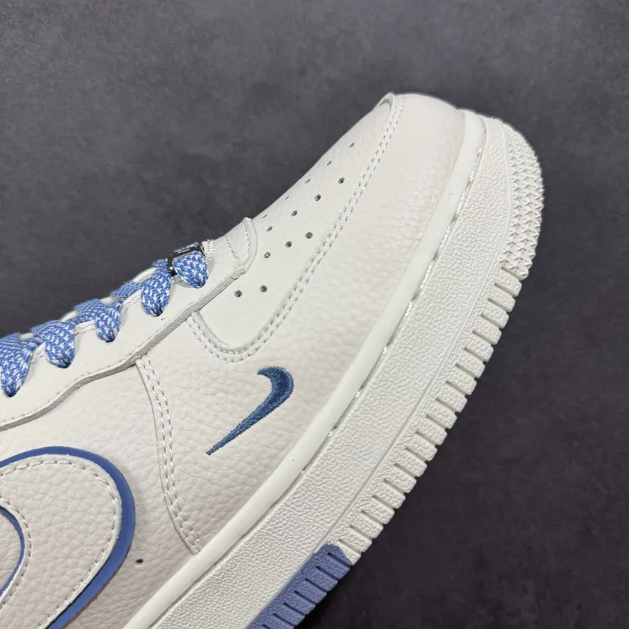 Nike Air Force 1 Low 07 x Stussy White Blue Swoosh