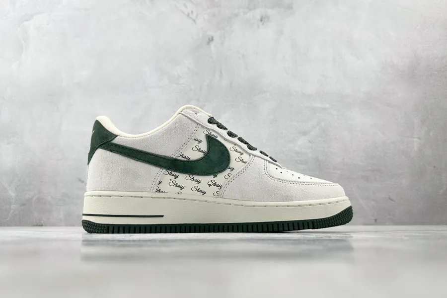 Nike Air Force 107 Stussy Collaboration White Green