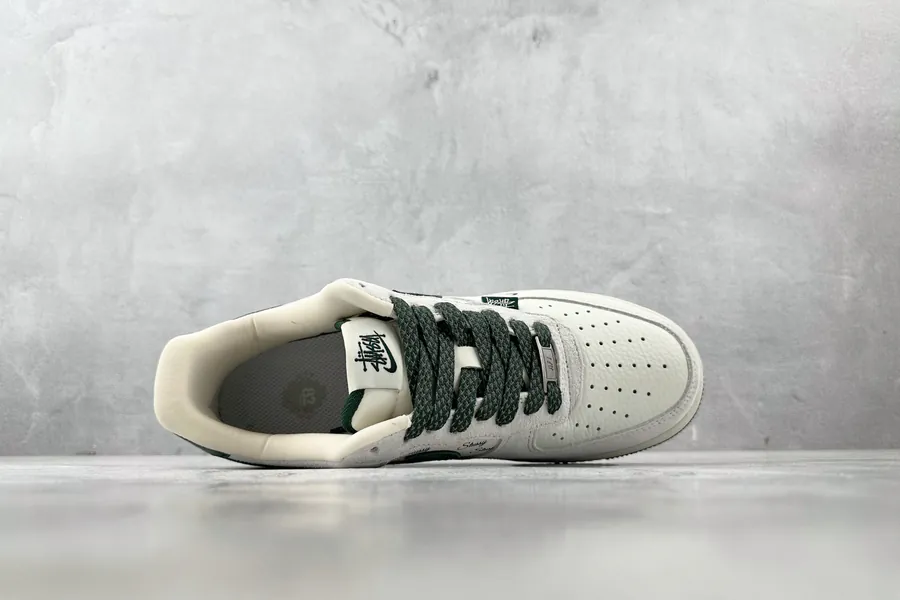 Nike Air Force 107 Stussy Collaboration White Green