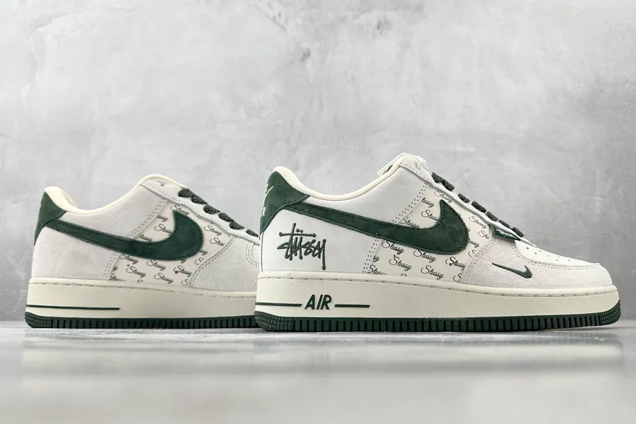 Nike Air Force 107 Stussy Collaboration White Green