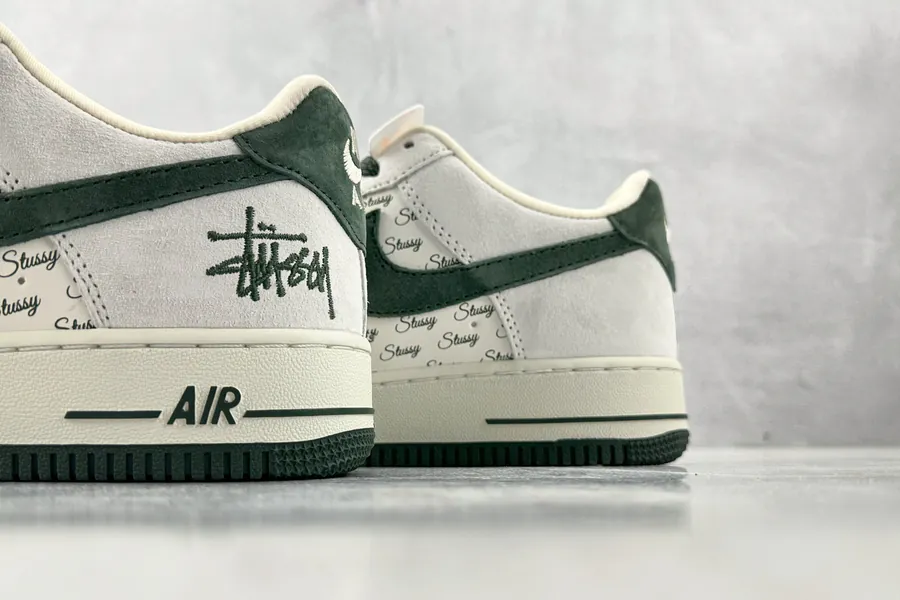 Nike Air Force 107 Stussy Collaboration White Green