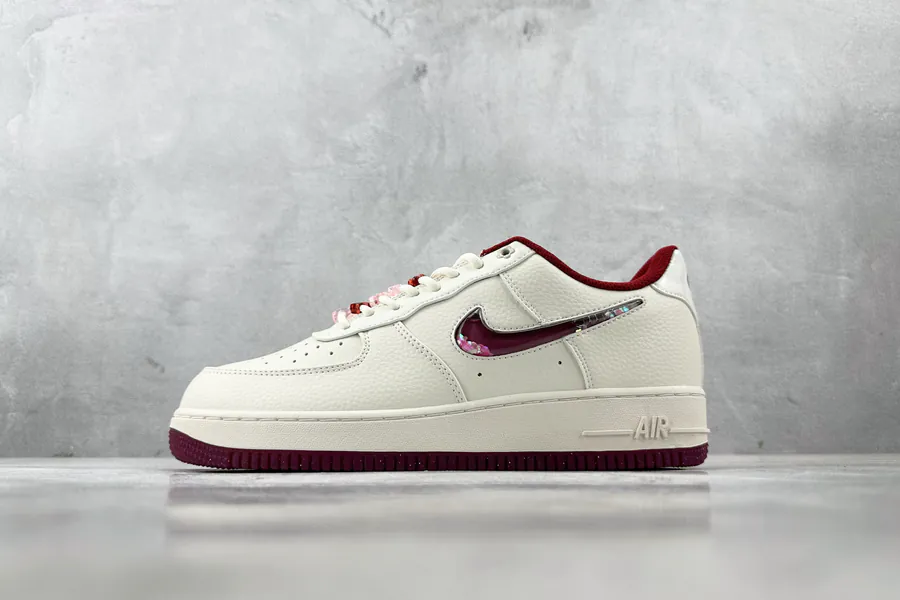 Nike Air Force 1 Valentine Day White Red White Pink