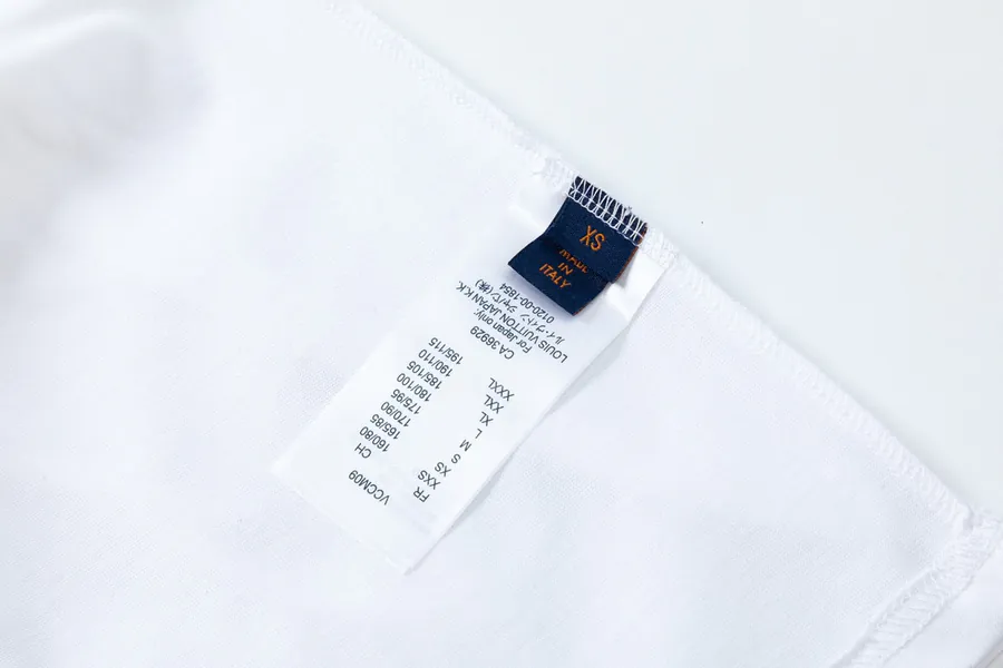 LV Rainbow Print Cotton T Shirt Summer Collection