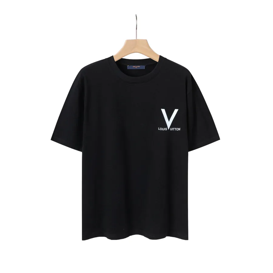Louis Vuitton 23ss Field Captain Print Logo Round Neck Short Sleeve
