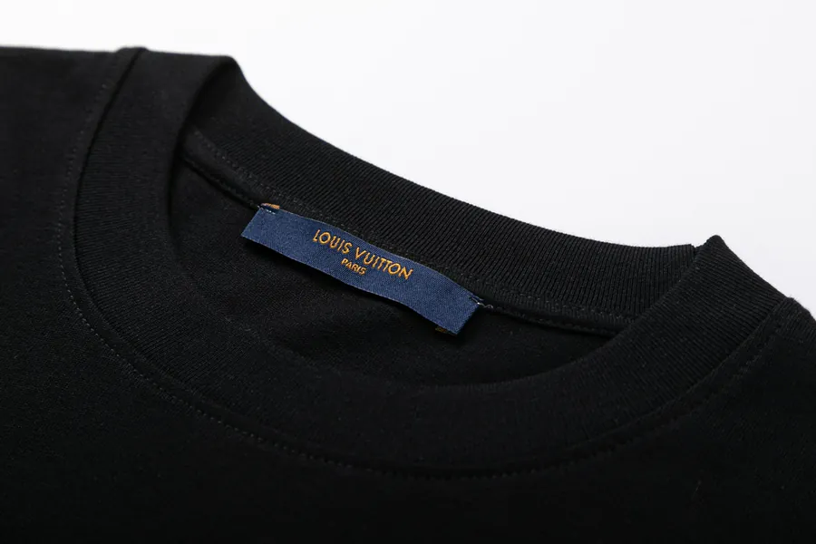 Louis Vuitton 23ss Field Captain Print Logo Round Neck Short Sleeve