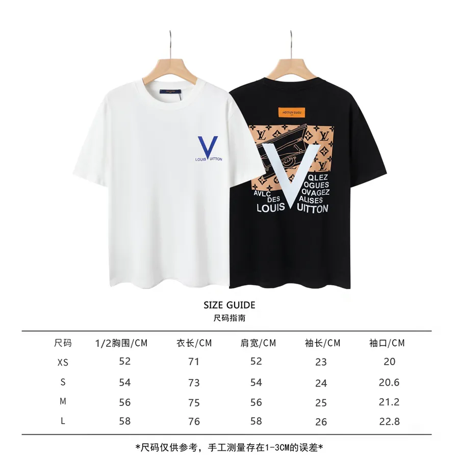 Louis Vuitton 23ss Field Captain Print Logo Round Neck Short Sleeve