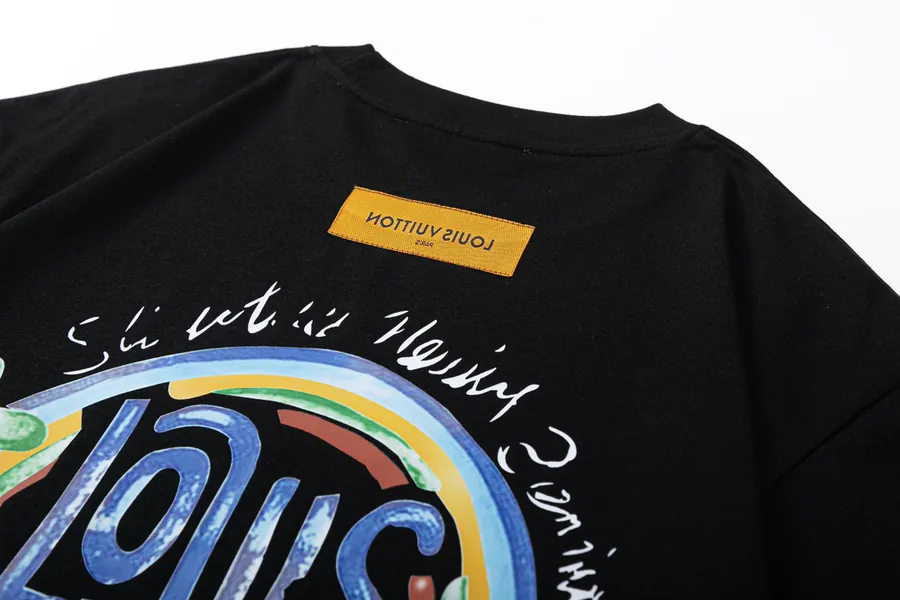 LOUIS VUITTON 25ss Summer Limited Edition Astronaut Print Logo Round Neck Short Sleeve