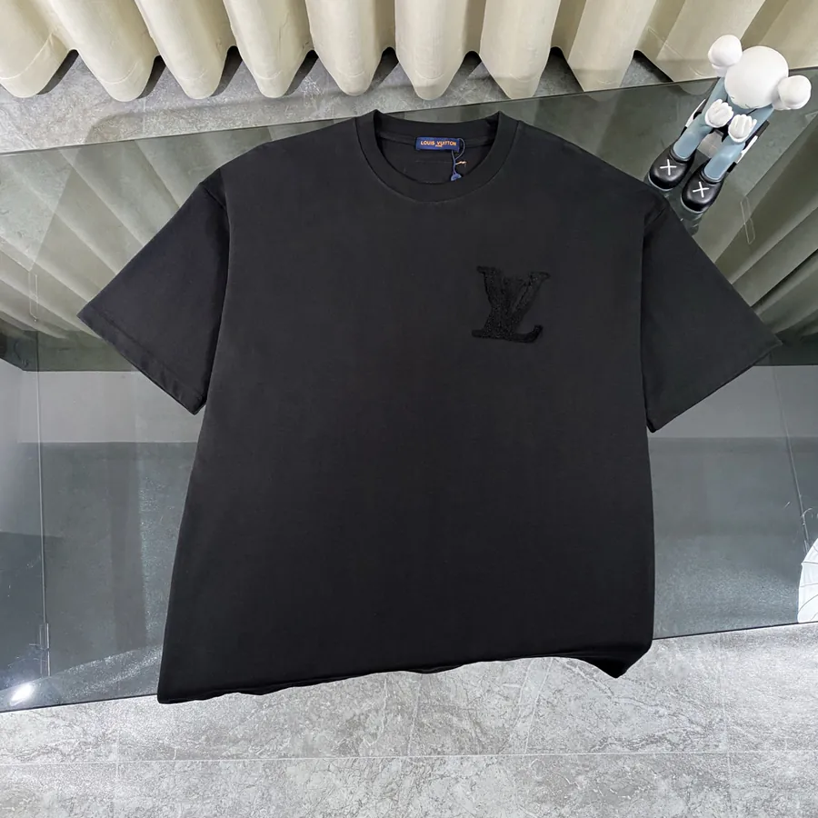 Louis Vuitton 2025 New Classic Logo Short Sleeve Round Neck