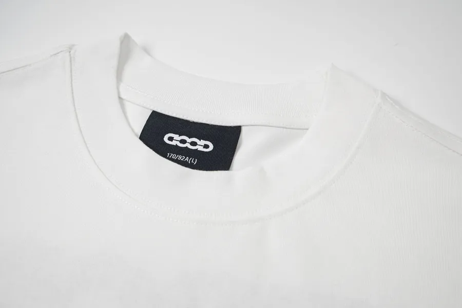 GOODBRAND Letter Crewneck T Shirt for Men and Women
