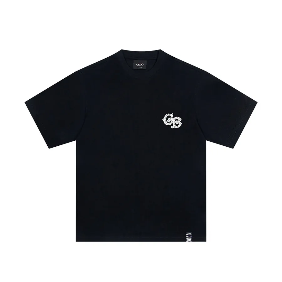 GOODBRAND Letter Crewneck T Shirt for Men and Women