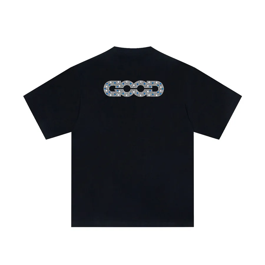 GOODBRAND Letter Crewneck T Shirt for Men and Women
