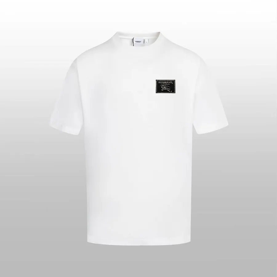 BURERRY Puffer Spring Summer Round Neck T Shirt Couples Edition
