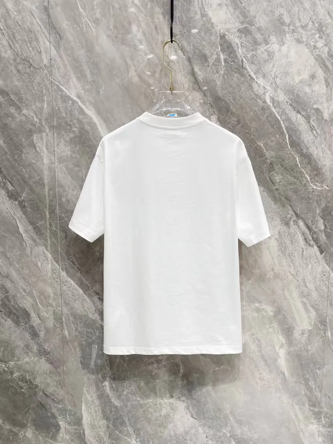 Balenciaga 2025 Spring Summer New Collection Short Sleeve Round Neck T Shirt