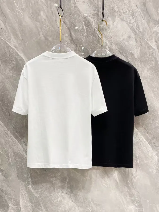 Balenciaga 2025 Spring Summer New Collection Short Sleeve Round Neck T Shirt