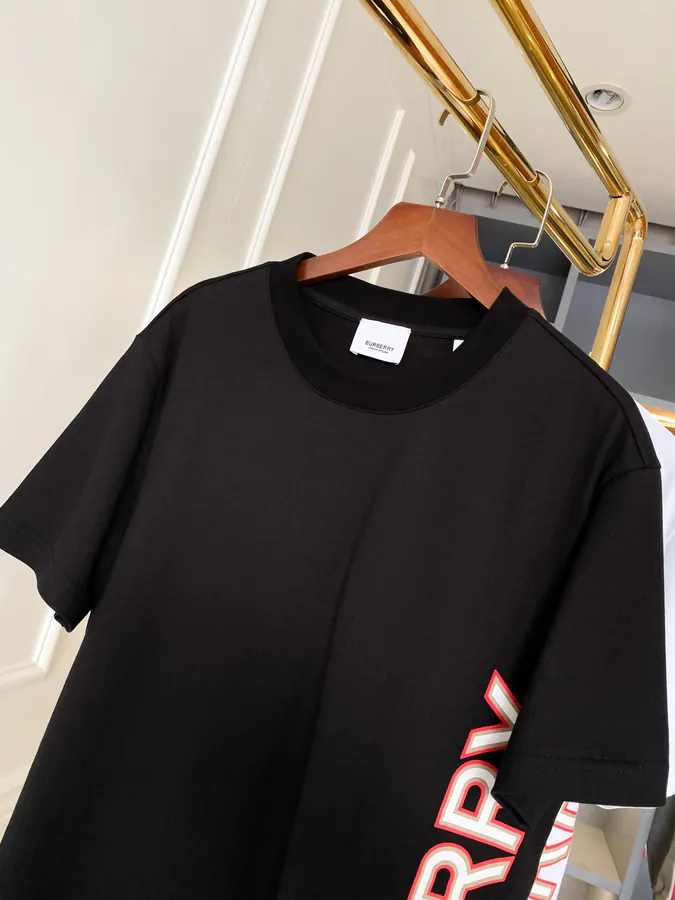 Burberry Logo Print Cotton T Shirt Classic Fit