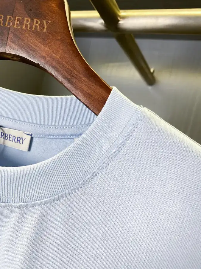 Burberry B Shape Shield Embroidery T Shirt