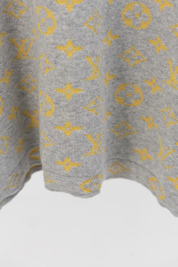 LOUIS VUITTON 25Ss New Gold Monogram Print Cotton T Shirt