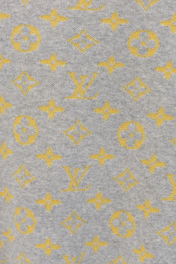 LOUIS VUITTON 25Ss New Gold Monogram Print Cotton T Shirt