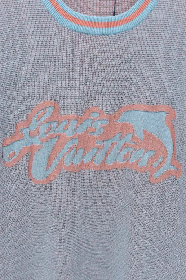 LOUIS VUITTON 25Ss New Dolphin Wool Blend T Shirt