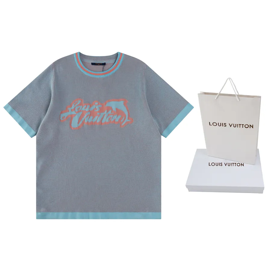 LOUIS VUITTON 25Ss New Dolphin Wool Blend T Shirt