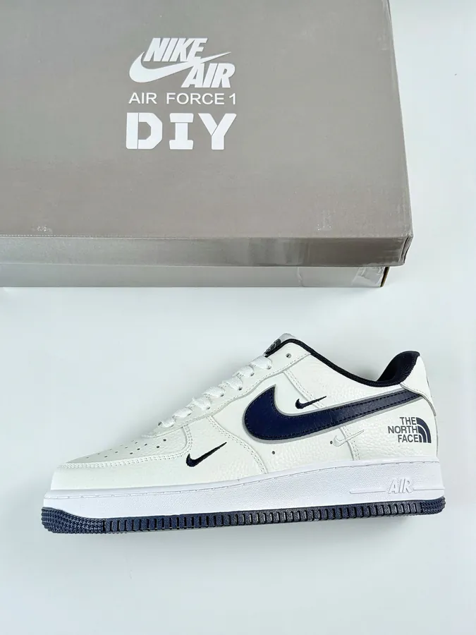 Nike Air Force 1 Low 07 x The North Face White Blue Triple Logo