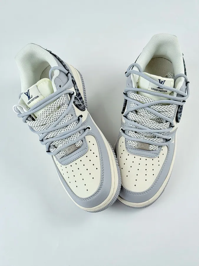 Nike Air Force 1 Low 07 x Louis Vuitton Gray White Starry