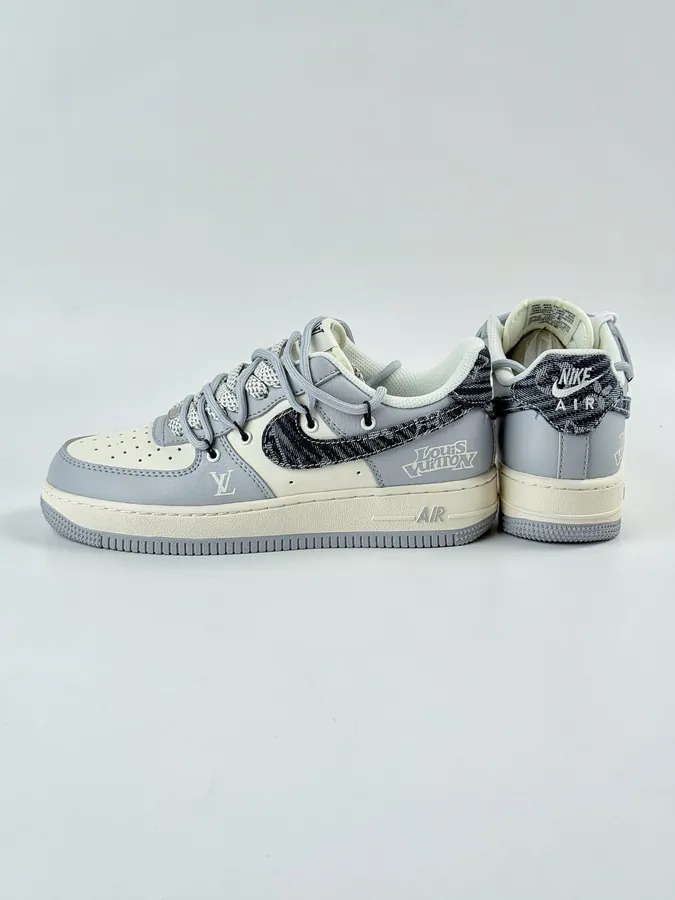 Nike Air Force 1 Low 07 x Louis Vuitton Gray White Starry