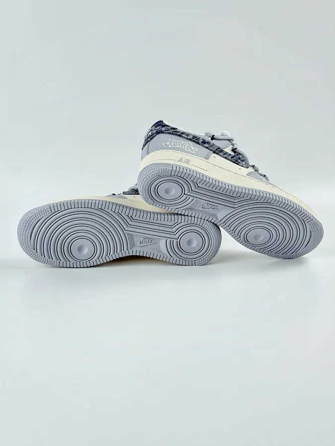 Nike Air Force 1 Low 07 x Louis Vuitton Gray White Starry