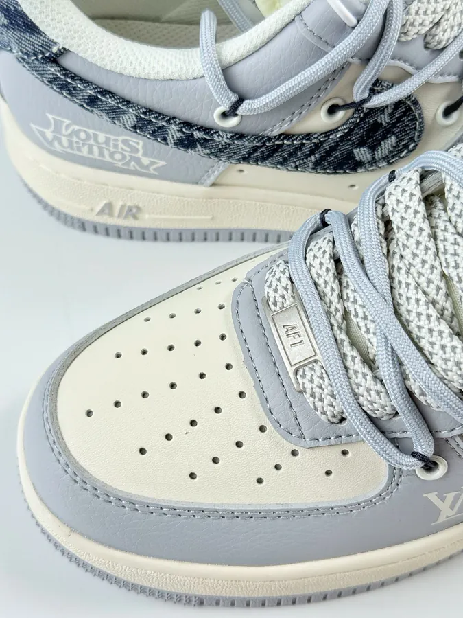 Nike Air Force 1 Low 07 x Louis Vuitton Gray White Starry