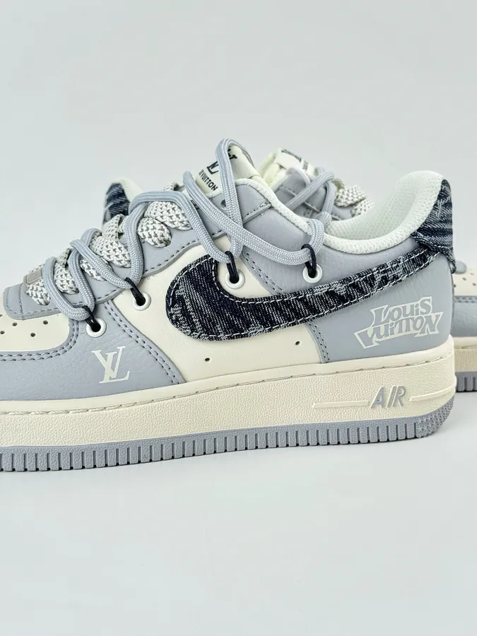 Nike Air Force 1 Low 07 x Louis Vuitton Gray White Starry