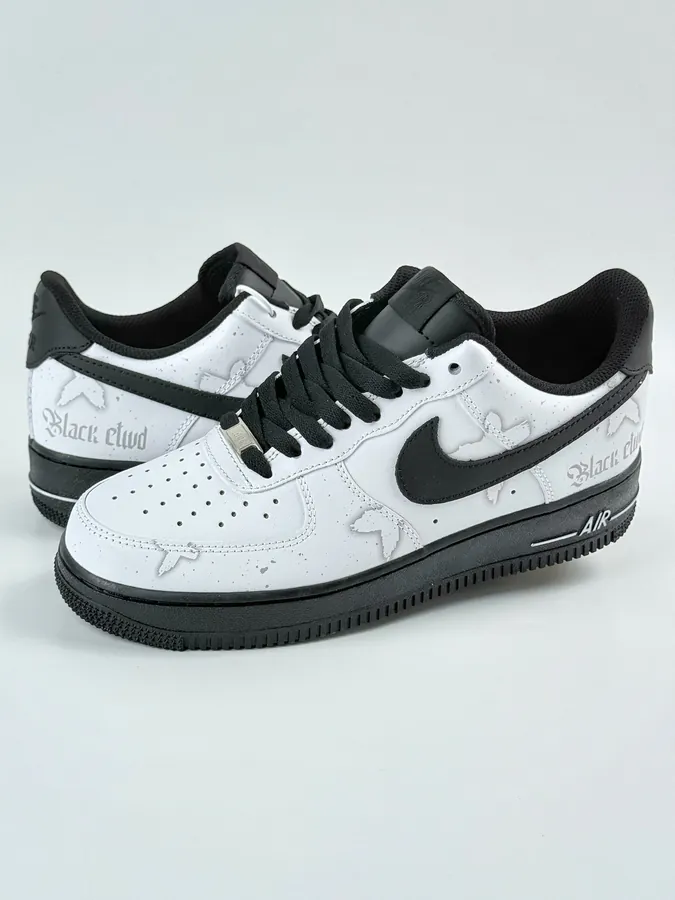 Nike Air Force 1 Low 07 Mystery Rule Black White Gray