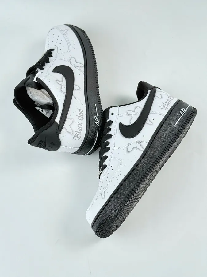 Nike Air Force 1 Low 07 Mystery Rule Black White Gray