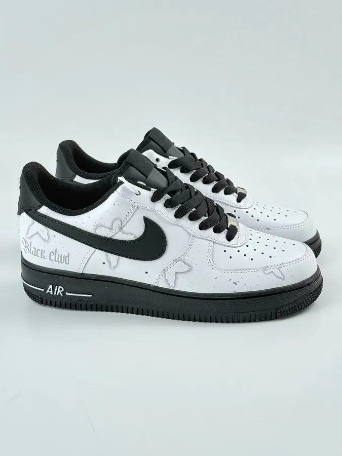 Nike Air Force 1 Low 07 Mystery Rule Black White Gray