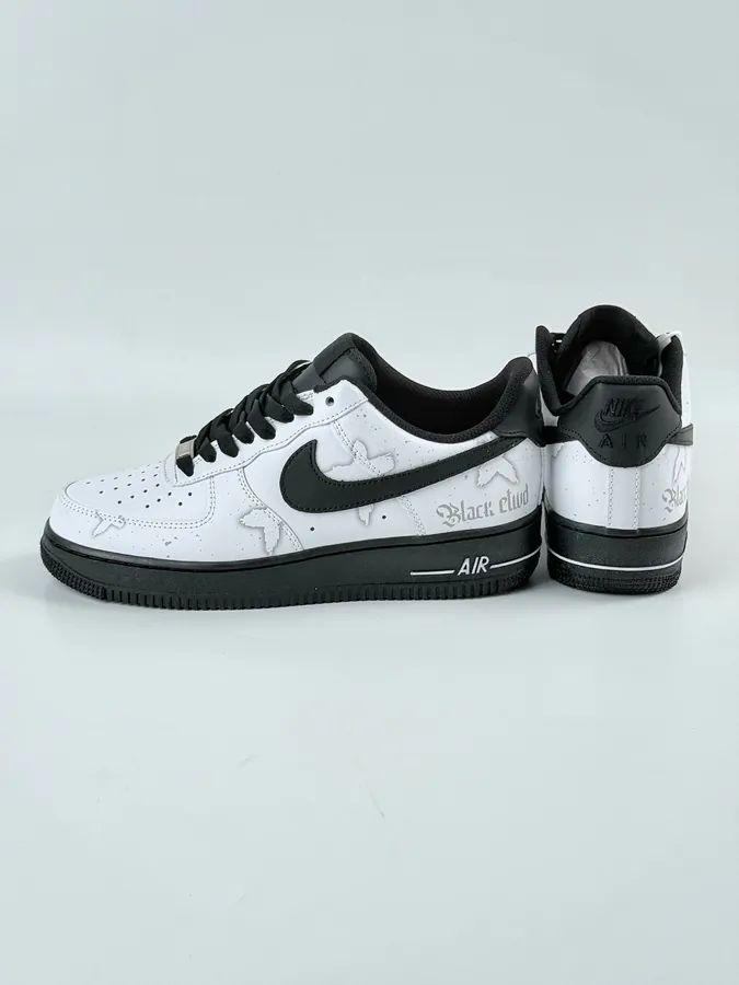 Nike Air Force 1 Low 07 Mystery Rule Black White Gray