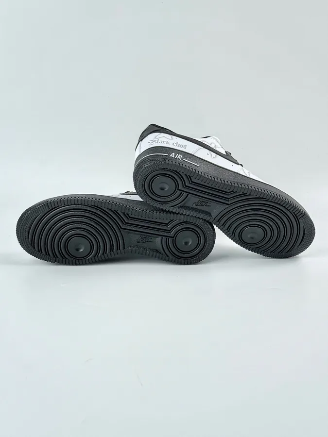 Nike Air Force 1 Low 07 Mystery Rule Black White Gray