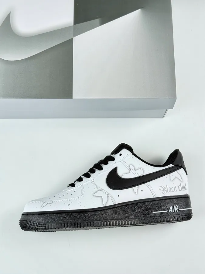 Nike Air Force 1 Low 07 Mystery Rule Black White Gray
