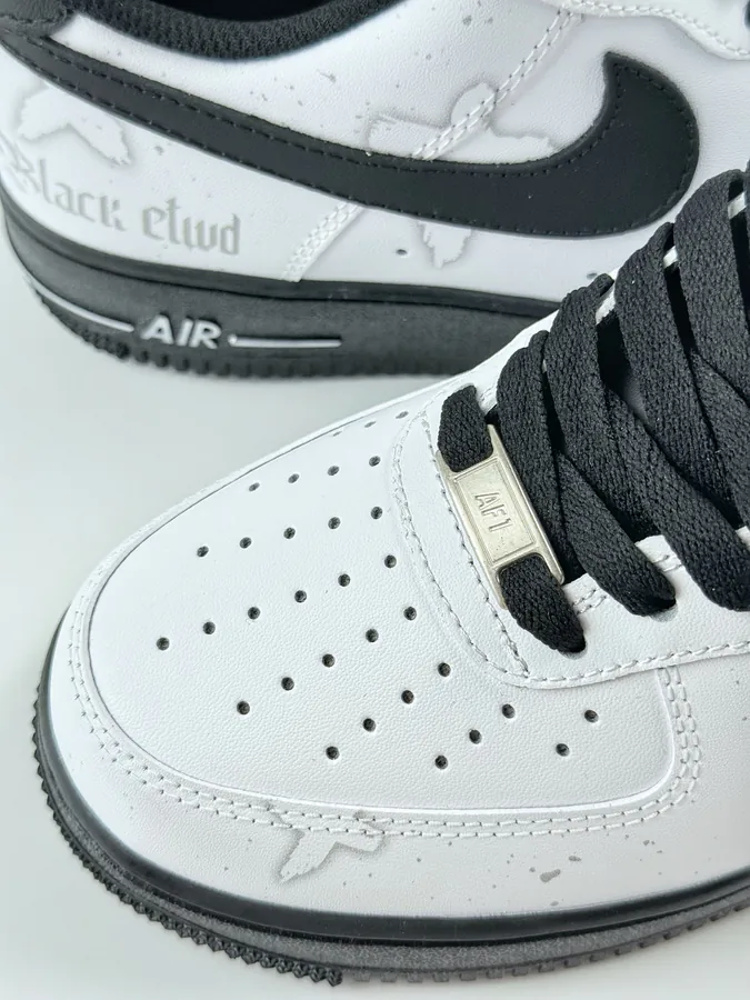 Nike Air Force 1 Low 07 Mystery Rule Black White Gray